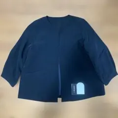 mysa Closshi Biz田中里奈ランタンスリーブジャケット 濃紺Lサイズ