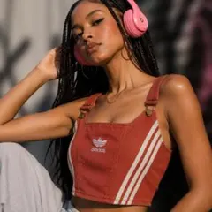 adidas クロップド ビスチェ コルセット風 スピンドル 101568Gのサムネイル