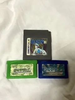 ゲームボーイ アドバンス ポケットモンスター リーフグリーン・サファイア・銀
