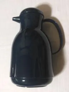 レトロ　魔法瓶ポット　紺　1l