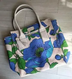 kate spade フラワープリント トートバッグ