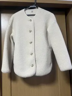 ユニクロボアフリース　リラックスカーディガン　Sサイズ