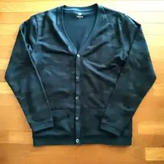 Navy ダークカモフラージュ カーディガン Lサイズ