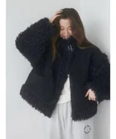 【新品未使用】UNGRID ボアコンビムートンブルゾン