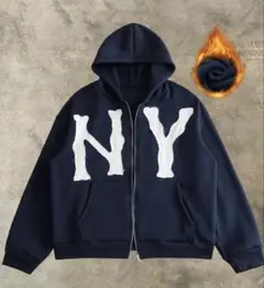 NY ジップアップパーカー