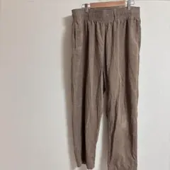 美品✨GU コーデュロイシェフパンツメンズ　ベージュ【XL】