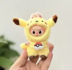 ミニラブブ　ぬい服 着せ替え　イニシャルラブブ　POP MART 洋服　ピカチ