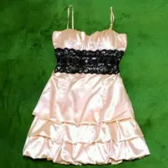 【658】ミニドレス ピンク オフショルダー