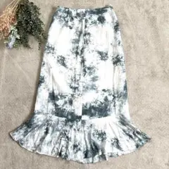 ウィゴー　タイダイ染　ムラ染め　スカート（F）美品　a271