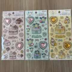 キラキラ　ジュエルシール　シール　サンリオ　ウサハナ　シュガーバニーズ