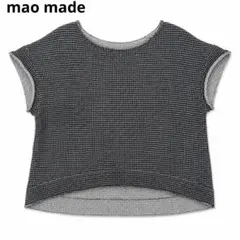 mao made 日本製 ワッフルコットンプルオーバー M グレー ナチュラルのサムネイル