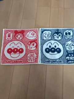 【アンパンマン 】タオルハンカチ2色セット