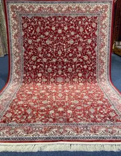 ペルシャ絨毯風 タブリーズ産　1660㎜×980㎜　縦糸シルク ペルシャ絨毯タブリーズ産1660㎜×980㎜縦糸シルク - メルカリ