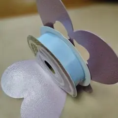 水色リボン