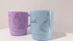 ディズニープリンセスマグ4個セット