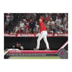 大谷翔平　MLB Topps now 35号バットフリップ