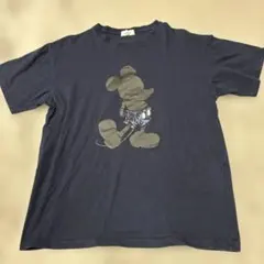 JUNRED tokyo japanミッキーマウス Tシャツ ネイビーLのサムネイル