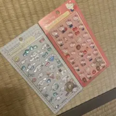 【24時間以内】シナモロール　ハローキティ　ボンボンドロップシール 2シート