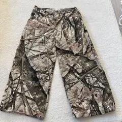 Deaile 迷彩柄 ワイドパンツ