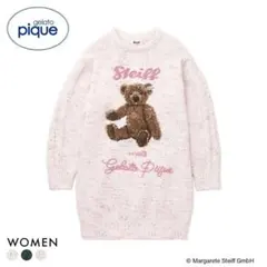 ジェラートピケ ルームウェア ワンピース くま