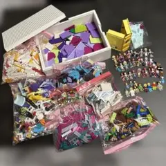 LEGO friendsなど大量まとめ売り☆ IKEAレゴ収納BOX Lサイズ付