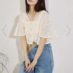 【新品未使用】misty woman ラッセルレースアンサンブル