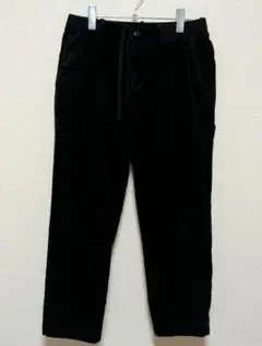 ユニクロ　メンズ　EZYアンクルパンツ（コーデュロイ）黒 　Mサイズ