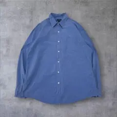 【J.CREW】US輸入アメリカ古着無地メンズ長袖ビジネスアメカジシャツL
