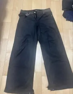 STRAPPED BAGGY OIL PANTS goar.archive - メルカリ