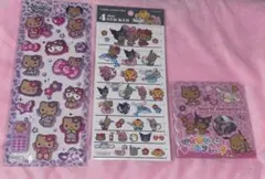 サンリオ 日焼けキティ シール 3点セット
