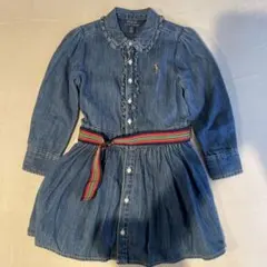 ラルフローレンデニムワンピース女児　100
