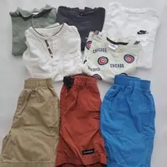 子ども 夏服まとめて120~130cm シャツハーフパンツ ZARA NIKE他