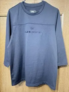Stussy クラウンロゴ 刺繍 カットソー ネイビー Mのサムネイル