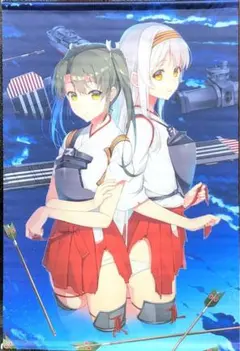 艦隊これくしょん 瑞鶴改二&翔鶴改二 B2タペストリー 下着 美少女 19