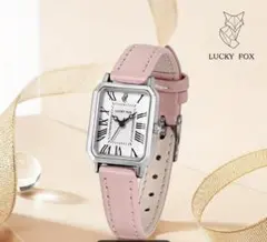 新品　レディース　ウォッチ　腕時計　ベルト　ピンク　LUCKY FOXのサムネイル