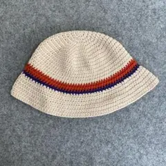 Y345 コットン100% バケットハット ベージュ