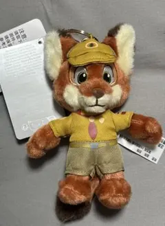 正規品 上海ディズニー ズートピア ニック 幼少期　ぬいぐるみチャーム