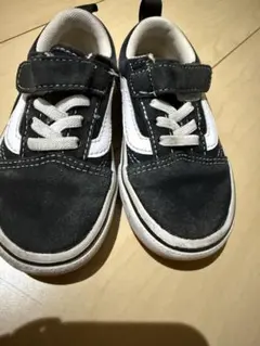 Vans キッズスニーカー ブラック/ホワイト
