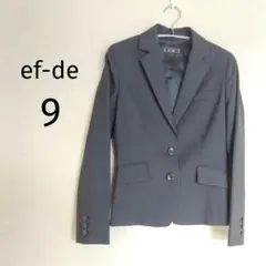 ダークグレー シングルブレスト テーラードジャケット