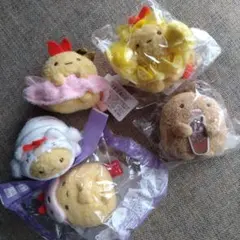 すみっコぐらし 5体セット えびふらいのしっぽ　とんかつ