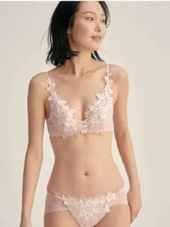新品未使用 タグ付き ワコール Yue ブラショーツセット ピンク