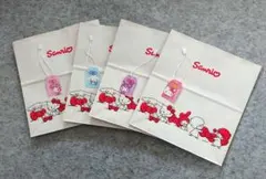 Sanrio 紙袋＋ タグ(シール)4個セット