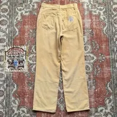 80s USA製 Levi's コーデュロイパンツ イエロー ヴィンテージ 古着のサムネイル