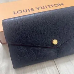 人気！LOUIS VUITTON ルイヴィトン アンプラント長財布 ネイビー×赤