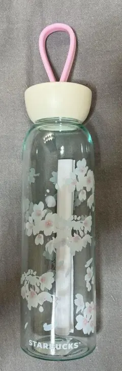 Starbucks新品SAKURA2025シリコンストラップボトルペールブルー