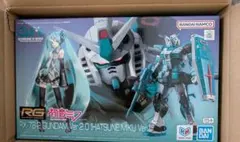 プラモデルRG RX-78-2GUNDAM初音ミクVer.1ガンプラ