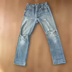90s Levi's 501デニム リーバイスデニム ダメージ アメカジ