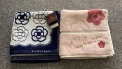 マリークワント＆クレイサス　タオルハンカチ　2枚セット