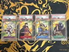 ワンピースカード セブンイレブン限定 PSA10 4枚セット 連番 - メルカリ