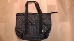 【新品】le coq sportif　折りたたみトートバッグ 黒 赤 白